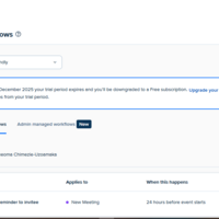 Calendly workflow management
