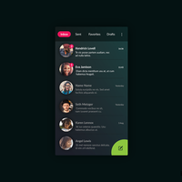 Inbox UI Design