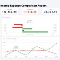 Data Visualization for Income and Expense