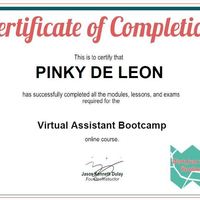 VA BootCamp Certificate