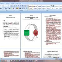Barangay Contingency Plan made in MS Word Document