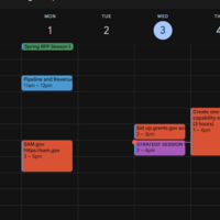 Calendar Management
