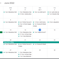 Calendar Management