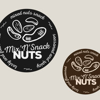 Nut Mix  Sticker Design