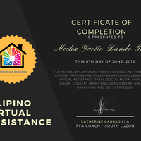 FVA Certificate of Completion