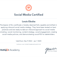 SOCIAL MEDIA MARKETER CERTICAT