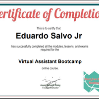 Certificate of VA Bootcamp