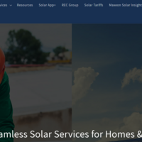 I developed this website too. It offers solar ser