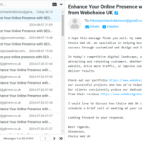 Cold emails, warm results: Effective outreach delivered.