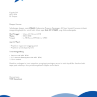 Event Branding - Letterhead