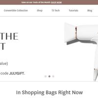 Web application for Hair's care products 