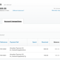 Xero invoice reconciliations
