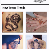 Tattoo apphome page