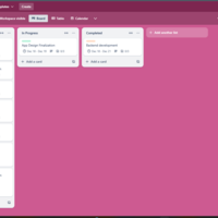 Project board-Trello