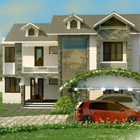 Exterior Render and landscape design