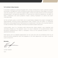 Letter Of Recommendation