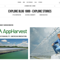 Lee Jeans Blog Redesign