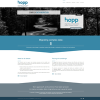 Wordpress design - Home page | www.hopp.tech