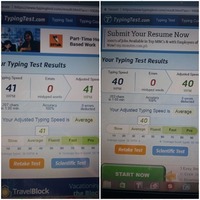 Typing Test - word per minute