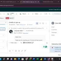 Handled Zendesk Ticketing