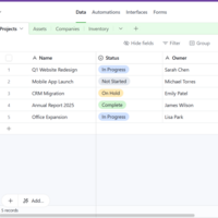 Airtable Operations tracker for a Real Estate Business