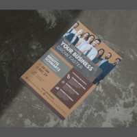 A professional business flyer