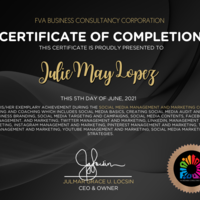 SMM Certificate