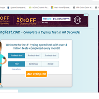 Typing Test Website