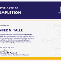 WordPress Certificate
