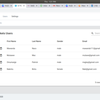 web Dashboard in React