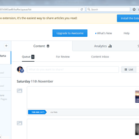 Scheduling post using Buffer