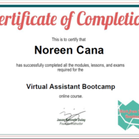 VA Bootcamp course completion