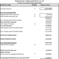 Financial Statement in Quickbooks