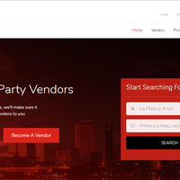 The Party Vendors - Desktop
