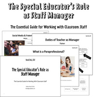 Special Educator as Staff Manager Training