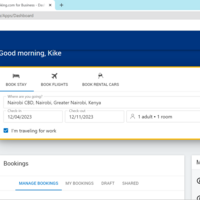 Flight booking