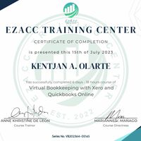Ezacc Training Certificate