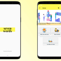 Seven Words Booking Mobile Application