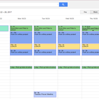 Google Calendar/Schedule Management