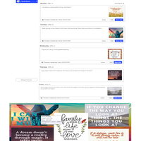 Sample work on Social Media Management
