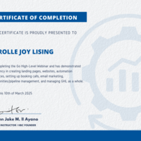 Completed Gohighlevelourse
