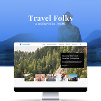 Travel folks theme design - 01