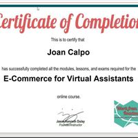 E-commerce Training Certificate