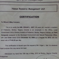 Casual Employee-Job Order