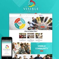 Visible Unity Desktop and Mobile Website re-design