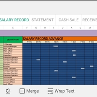 Monthly payroll 
