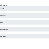 Kept inbox organized