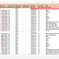 Amazon Listing template file update