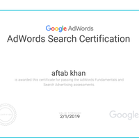 Google Adwords Certified