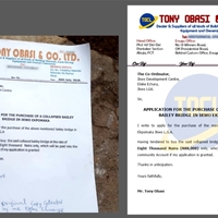 Redesign of letterhead with attached letter